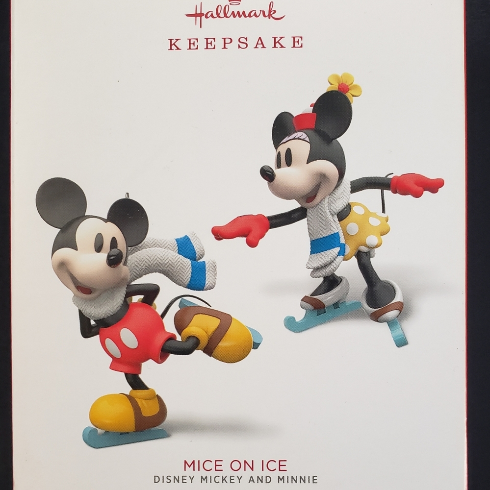 2018 Disney Ornament Mice on Ice